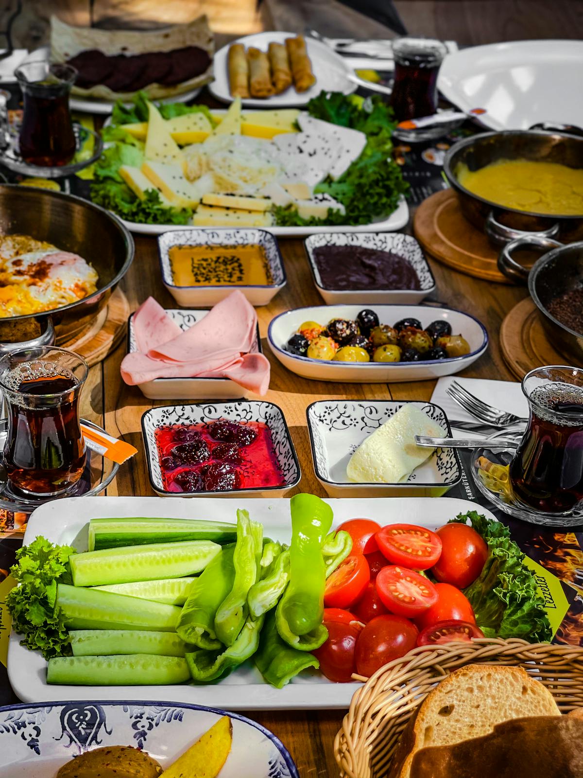 Doğal kahvaltı ve mandıra ürünleri